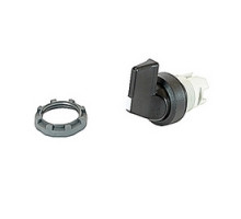 ABB  M3SS8-10B   Modular, 3 position, momentary with spring return from A to B, non-illuminated selector switch with black long handle