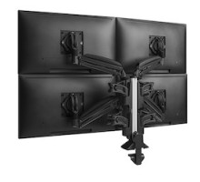 CHIEF MANUFACTURING  KXC420B                 KX Column Desk Mount QUAD 2L Arms Black