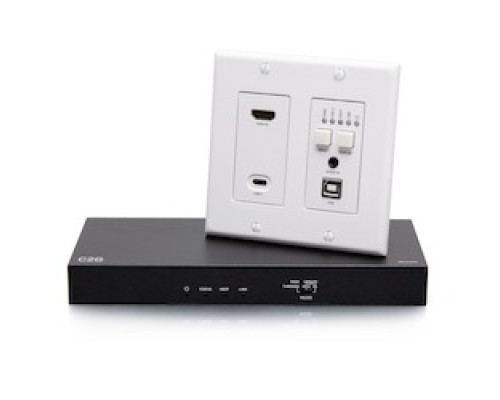 C2G  C2G31011                 HDBaseT HDMI USBC 3.5m Wall Plate to Box