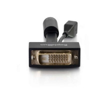C2G  CG60133  CG60133                 DVI-D Receiver Optical Flying Lead, RapidRun Optical Female to DVI-D Dual Link Male/USB Micro-B Female, 4