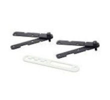TOA ELECTRONICS INC HY-CN1W         Extension Bracket, 2 Rear Bar/ 1 Front Bar, Steel Plate, White Painted, For HX-5W Speaker