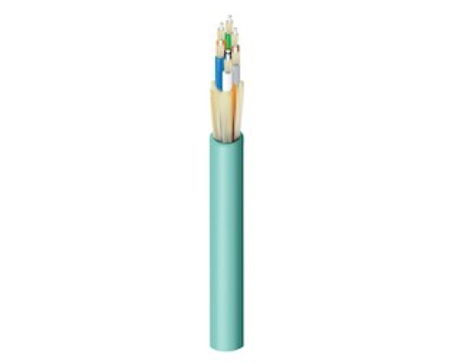BELDEN  FI3B006RB   6-F FX INDOOR BREAKOUT CABLE, OM3 OFNR 2.0MM AQUA JACKET