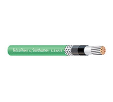 SOUTHWIRE COMPANY  57145701                 TelcoFlex III Central Office Power Cable, 14 AWG, Single Conductor, Class B Strand with Braid, LSZH, 600 Volts, Green