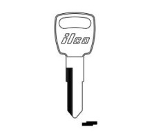 KABA ILCO CORP  KA7 NP A13  X24                 Vehicle Key Blank, Brass, Nickel Plated, 13 Price Group, For Kawasaki