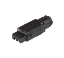 HIRSCHMANN  932140100   STAK 3 N black; Cable Socket with strain relief, 3 contacts + PE, female, PG11