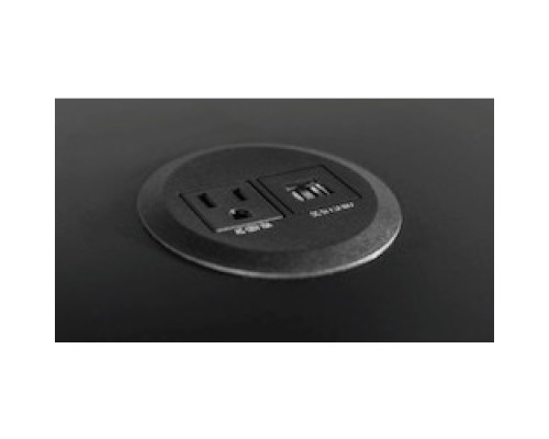 SALAMANDER DESIGNS FI/CP5/BK         Round: 110 and Dual USB Charge Black