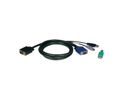 TRIPP LITE  P780-006                 USB/PS2 Combo Cable Kit for NetController KVM Switches B040-Series and B042-Series, 6-ft.