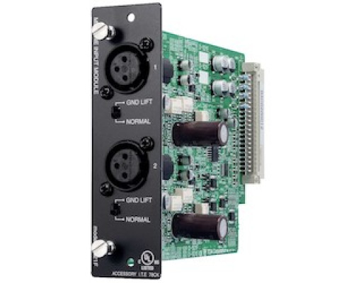 TOA ELECTRONICS INC  D-921F                 Digital Mixer Microphone/Line Input Module, 2-Channel, XLR-3-31 Female, 20 to 2000 Hertz, 100 dB, 1.4