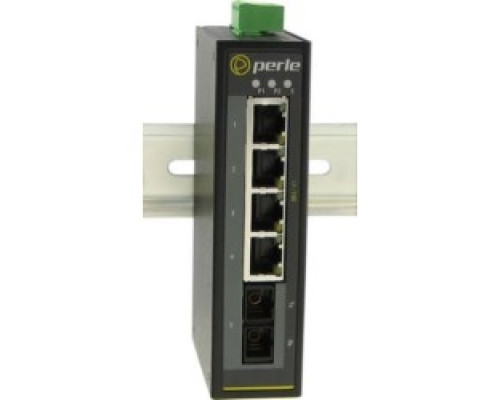 PERLE SYSTEMS  07010090   IDS-105F-S2SC120 Industrial Switch: 4 x 10/100Base-TX RJ-45 ports, 1 x 100Base-ZX, 1550nm single-mode port, Duplex SC connector