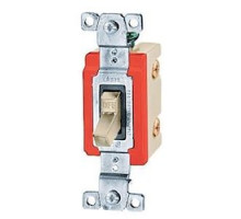 HUBBELL-KELLEMS DIV  HBL18203ICN   3 WAY TOG, IND GRD, 15A 347V BR