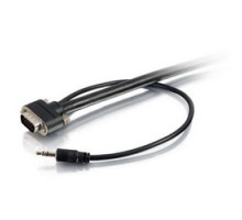 C2G  CG50224  CG50224                 Select VGA + 3.5mm A/V Cable, M/M, 3ft L, Black Finish