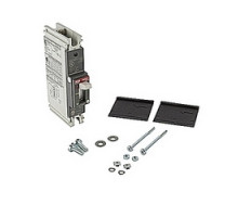 ABB  A1N080TW-1   1 pole, 80 amps rated at 240V AC and 125V DC, fixed trip point molded case circuit breaker, with a thermal magnetic trip device and 14kA at 240V AC and 10kA at 125V DC interrupt current rating