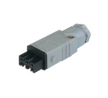 LUMBERG AUTOMATION  932140106  STAK 3 GREY   STAK 3 N grey; Cable Socket with strain relief, 3 contacts + PE, female, PG11