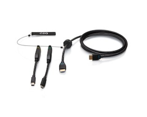 C2G  C2G30054                 6ft Premium HDMI Dongle Ring mDP USB-C