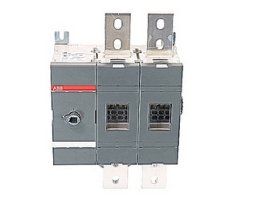 ABB  OT1200U02   2 pole, 1200 amps rated at 600 V AC, UL 98, open non-fusible disconnect switch