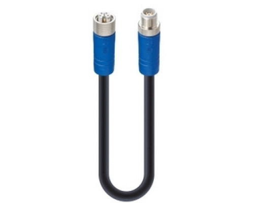 LUMBERG AUTOMATION  934853064  RST 5L-RKT 5L-917/1 M   M12 Power Cordset Male Straight-Female Straight, 5-Pins, L-coded, 63 V, Blue Overmold
