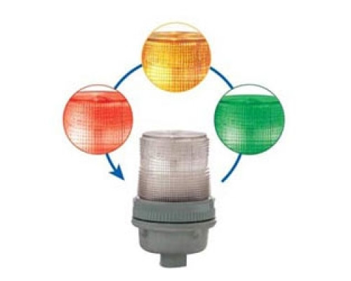 EDWARDS SIGNALING  105XBRIRGA120A  78264005248   LED Multi-Status Indicator in NEMA 4X Enclosure, red/green/amber LED colors, 120 V AC 50/60 Hz operating voltage