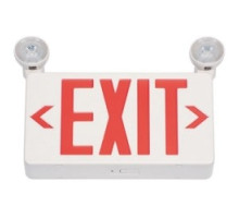 SIGNIFY NORTH AMERICAN CORP  PVLLCR2R   LED Exit Sign Combo Unit, Low Profile, 120/277 Volt AC at 60 Hertz, 3 Watt, 11-13/16