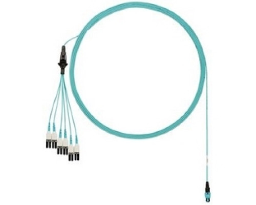 PANDUIT  FXTRP8NUHSNF037   OM3 12-Fiber RndHrnss 1-2Long PLEM 37ft