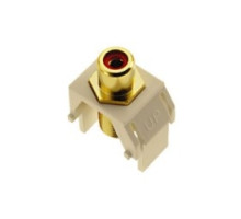 ON-Q/LEGRAND  WP3462LA                 Keystone Insert, Audio/Video, RCA to F Connector, 0.87