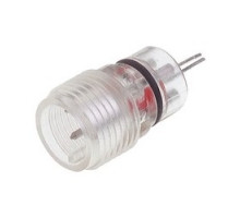 HIRSCHMANN 932256112  ELST 412 LED Au red; Appliance connector for M12 sensors with thread , press-in tube mounting, O-ring, with LED, 4 contacts, transparent housing