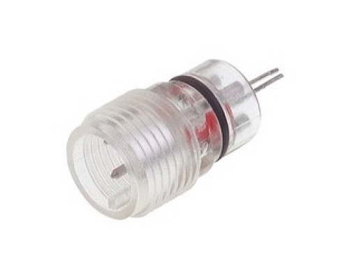 HIRSCHMANN 932256112  ELST 412 LED Au red; Appliance connector for M12 sensors with thread , press-in tube mounting, O-ring, with LED, 4 contacts, transparent housing