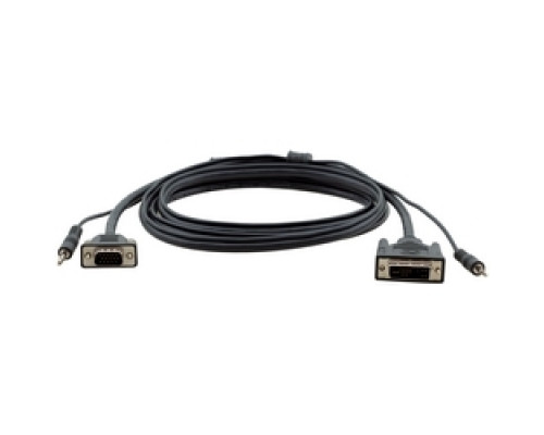 KRAMER 94-0606015 C-MDMA/MGMA-15         DVI-A M & 3.5mm M to 15-pin HD M & 3.5mm M - 15’