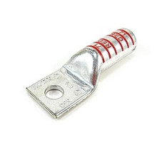 THOMAS & BETTS  54915BE05                 Copper One-Hole Lug, Long Barrel, Blind End, Max 35kV, Wire Size 350 kcmil, 5/16 in Bolt Size, Tin Plated, Die Code 71, Red