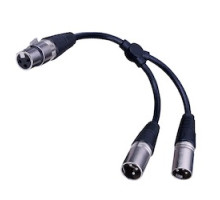 VANCO  281322                 XLR Female Plug to 2-Male XLR Jacks 