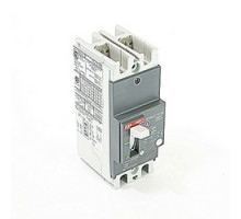 ABB  A1A020TW-2   2 pole, 20 amps rated at 240V AC and 250V DC, fixed trip point molded case circuit breaker, with a thermal magnetic trip device and 10kA at 240V AC and 5kA at 250V DC interrupt current rating