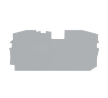 WAGO CORPORATION  2016-1291   END PLATE FOR 2016-1201 1MM GREY