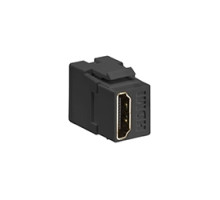 LEVITON  40834-00E                 QuickPort HDMI Connector, Feed-Through, Black