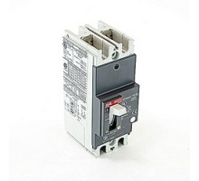 ABB  A1N040TW-2   2 pole, 40 amps rated at 240V AC and 250V DC, fixed trip point molded case circuit breaker, with a thermal magnetic trip device and 25kA at 240V AC and 10kA at 250V DC interrupt current rating