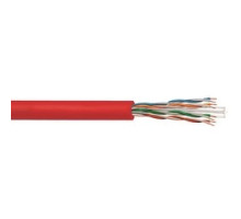 COMMSCOPE UNIPRISE SOLUTIONS UN874045204/10 CS37P RED C6 4/23 U/UTP RL 1KFT         CS37P ETL Verified Category 6 U/UTP Cable, plenum, red jacket, 4 pair count, 1000 ft 305 m length reel
