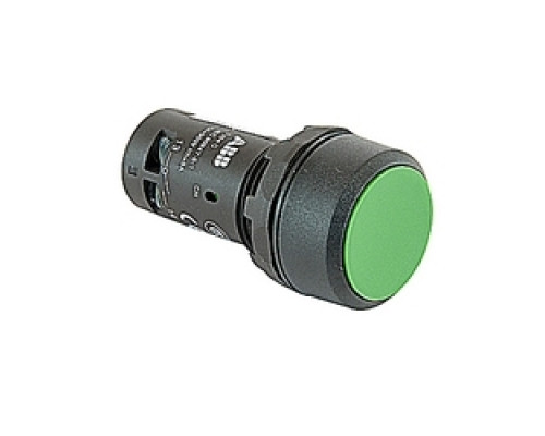 ABB  CP1-10G-20   Non Illum, Flush Push Button Momentary, Flush 2NO Contact Green
