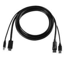 AUSTIN HUGHES CK-6P         CyberView USB / Display Port KVM Cable for 4K KVM 6ft 1.8m