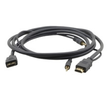KRAMER 97-0141015 C-MHMA/MHMA-15         HDMI M to HDMI M Flexible with Ethernet & 3.5mm Stereo Audio - 15’
