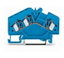 WAGO CORPORATION  281-651   THROUGH TERMINAL BLOCK 3-CONDUCTOR 28 - 12 AWG FOR EX I - BLUE