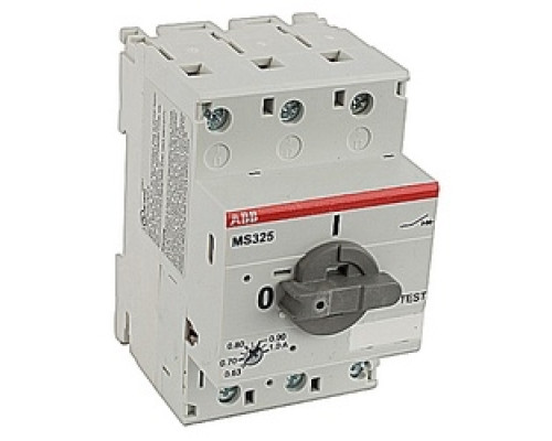 ABB  MS325-1.0   3 Ph Starter Rated Current: 0.63-1 Trip Class: 10