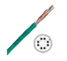 BERK-TEK  10032205                 HyperPlus 5e, Category 5e, Plenum UTP Cable, Gray, Reel in a Box