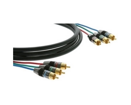 KRAMER 98-0201050 C-R3VM/R3VM-50         3 RCA M to 3 RCA M Cable 3 28 AWG Mini Coax for Component Video - 50’