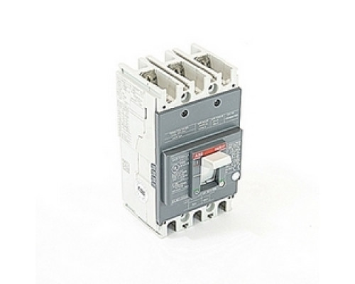 ABB  A1N030TW   3 pole, 30 amps rated at 240V AC and 250V DC, fixed trip point molded case circuit breaker, with a thermal magnetic trip device and 25kA at 240V AC and 10kA at 250V DC interrupt current rating
