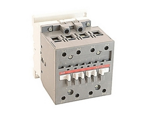 ABB  A50-40-00-84   4 pole, 100 amp, across the line block contactor with 110-120V AC coil and no auxiliary contacts