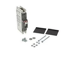 ABB  A1A070TW-1   1 pole, 70 amps rated at 240V AC and 125V DC, fixed trip point molded case circuit breaker, with a thermal magnetic trip device and 10kA at 240V AC and 5kA at 125V DC interrupt current rating
