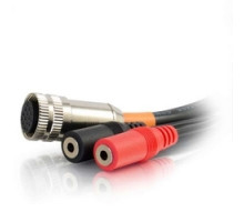 C2G  60101  CG60101                 Multi-Format Adapter Cable, Breakout, 3.5 MM Stereo Male to RapidRun 15-Pin Male, 6