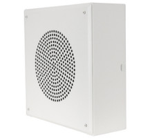 QUAM-NICHOLS COMPANY  SYSTEM 1VP                 SE1WVP Vandal-Resistant Loudspeaker Assemblies, Square, Wall Mount Enclosure, 8C10PAOT, TBLU, White Powder Coat Finish