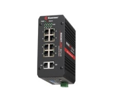 PEPPERL+FUCHS COMTROL INC  32049-4   RocketLinx ES7110-VB Unmanaged 10 Port Power over Ethernet 802.11af industrial Ethernet Switch with 12/24VCD Voltage Boost