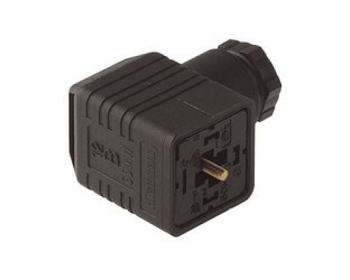 HIRSCHMANN  932545200   GDMW 3011 CF black; Cable Sockets according to DIN VDE 0722 section 1-2 and for gas safety shut-off device according to DIN 3394 T1, 3 contacts + PE, PG11, DIN EN 175 301-803-A, Type A, 16A, 250V AC/DC