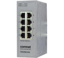 COMNET COMMUNICATION NETWORKS CNGE8MS/DIN  8 10/100/1000BASE-T X port managed switch