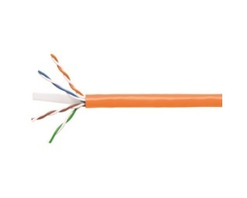 COMMSCOPE SYSTIMAX SOLUTIONS  700212111  1071E ORG C6 4/23 U/UTP R1000                 Copper Cable, Category 6, 23 AWG, 4 Pair, Unshielded, UTP, Solid Bare Copper Conductor, PO/PVC, CMR, Riser Cable, Orange Jacket, 1000Ft, Reels
